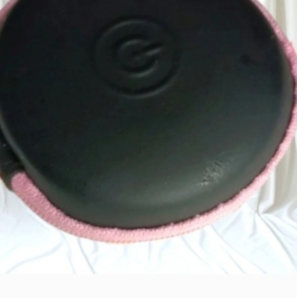 Mini Headphones Zipper Case Barbiecore Pink Trim Y2K